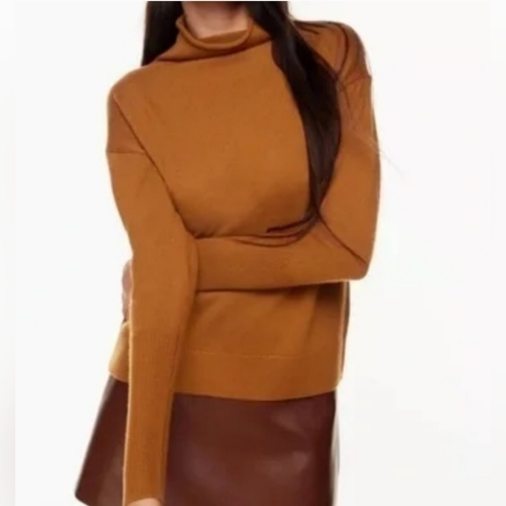 ARITZIA WILFRED CYPRIE WOOL TURTLENECK SWEATER size XS